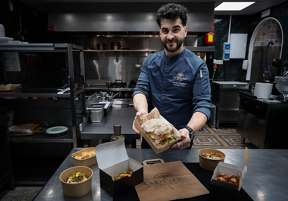 Camperos, serranitos y torrijas: el nuevo servicio a domicilio marca Málaga