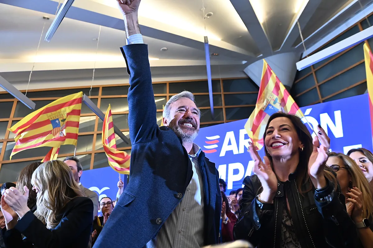Azcón gana el 8-F en Aragón pero dependerá de un Vox muy fortalecido y el PSOE se desploma