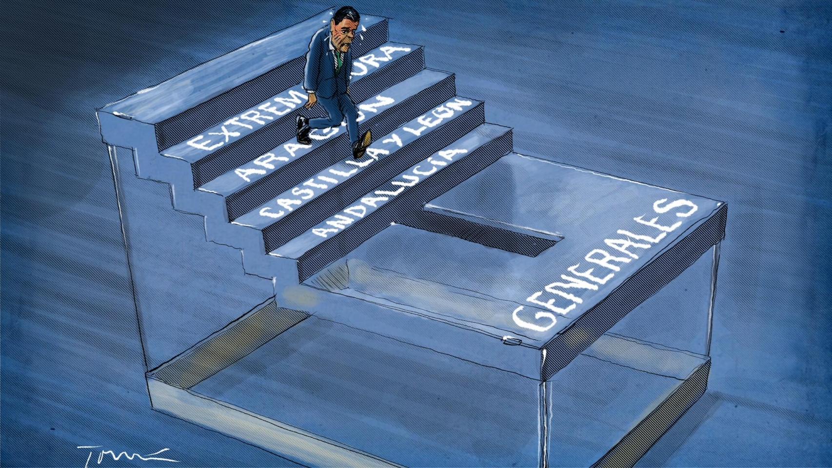 Aragón agrava el hundimiento político de Sánchez pero Feijóo no logra probar su capacidad para gobernar en solitario