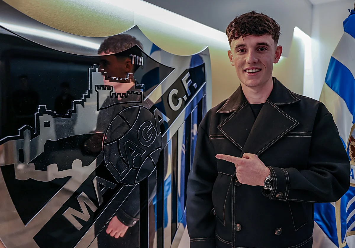 Aarón Ochoa: «Mi sueño es llevar al Málaga a Primera División»