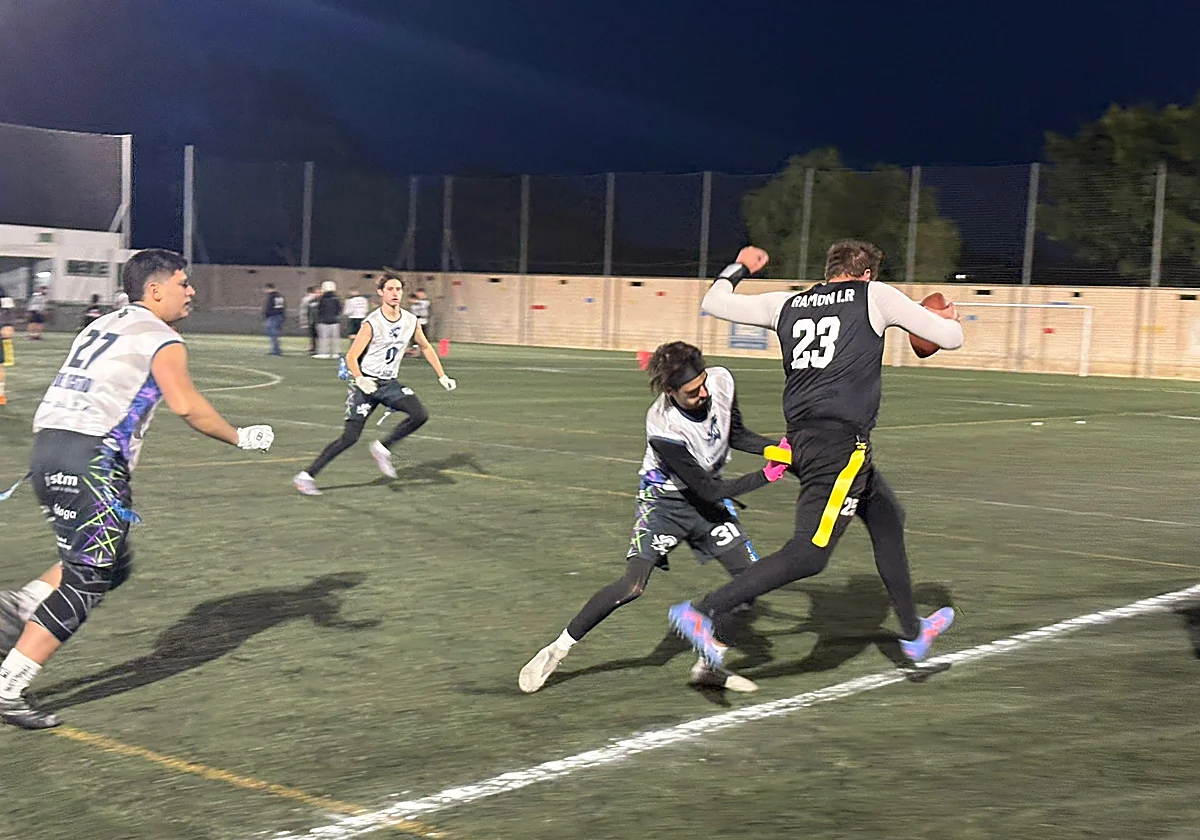 El espectáculo del flag football regresa a Málaga
