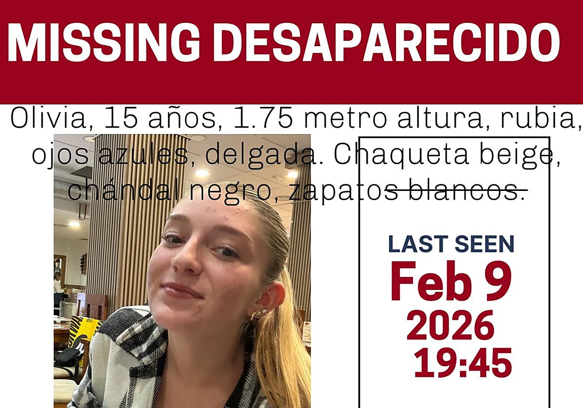 Buscan a una menor de 15 años desaparecida en Torre del Mar