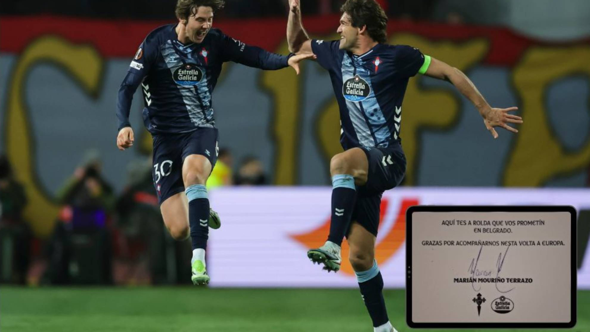 Marián Mouriño paga la ronda prometida