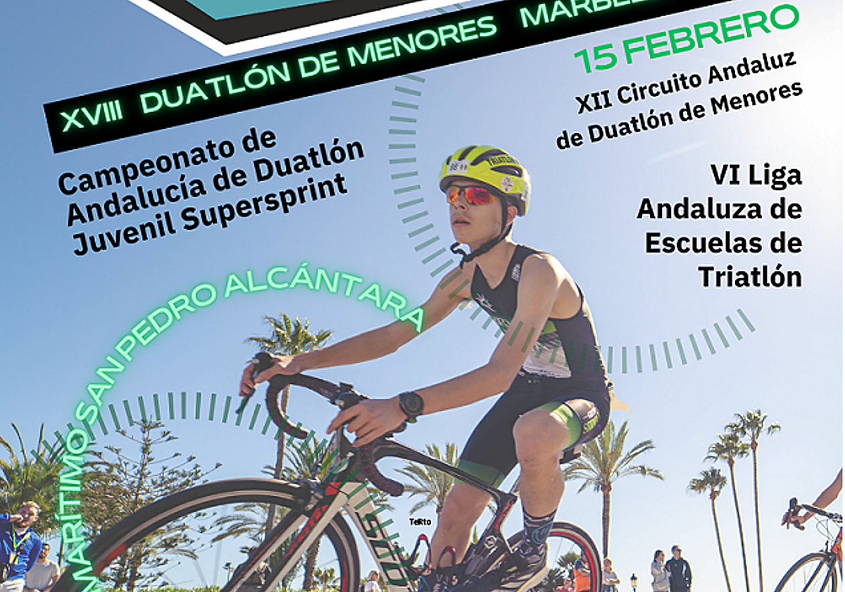 Más de 800 participantes competirán el 15 de febrero en el XXV Duatlón Ciudad de Marbella