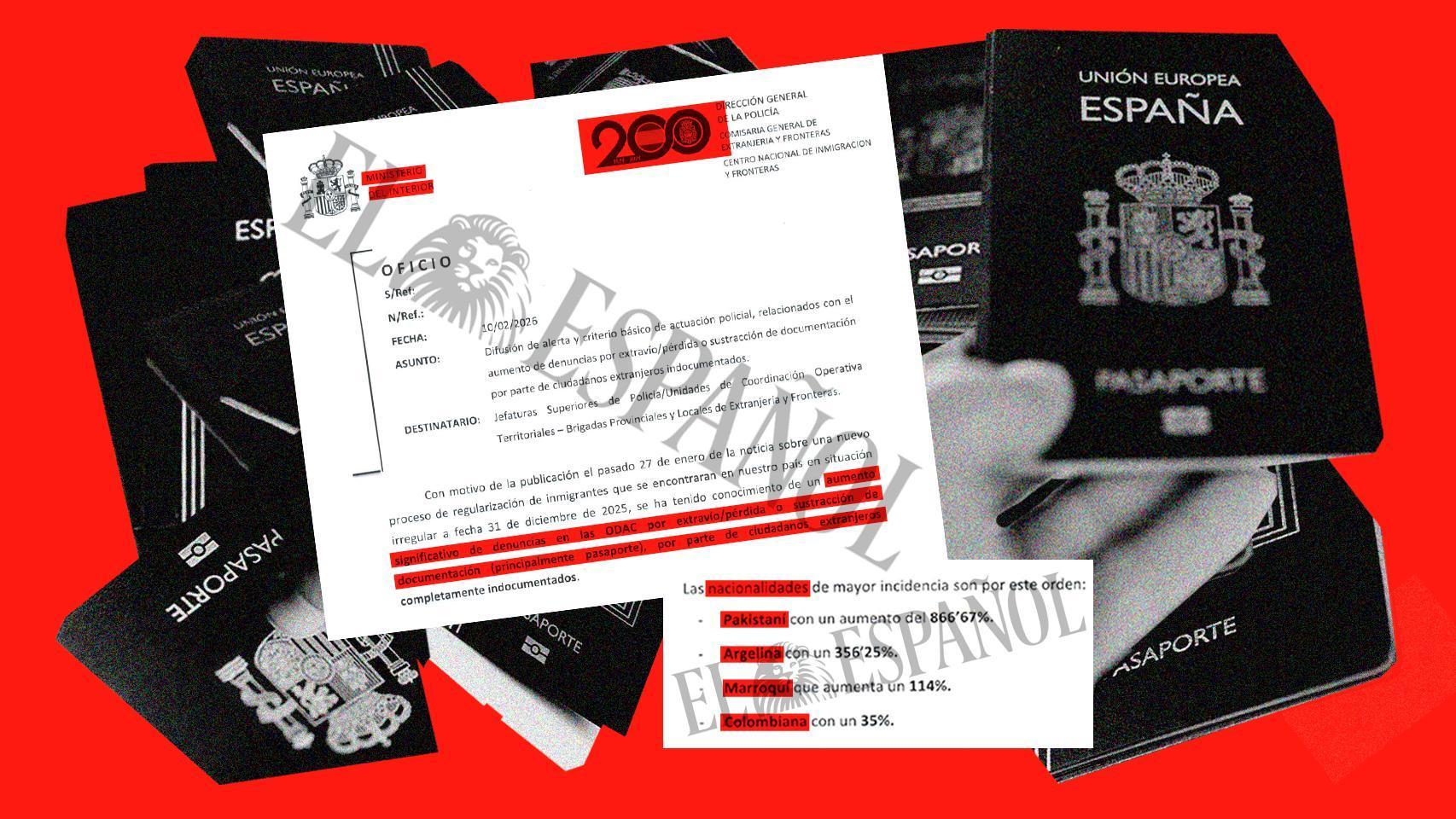 Miles de pakistanís y magrebís, "con antecedentes en muchos casos", denuncian la pérdida del pasaporte para regularizarse