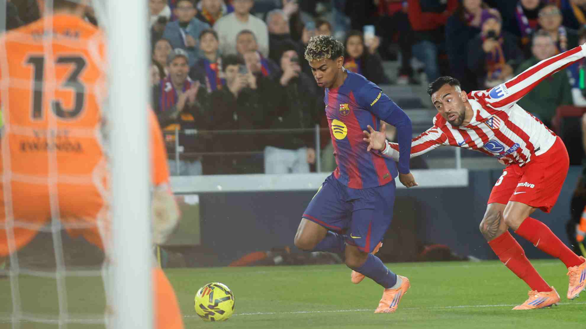 Peligro Lamine Yamal: no sólo está en racha, no pierde contra el Atlético
