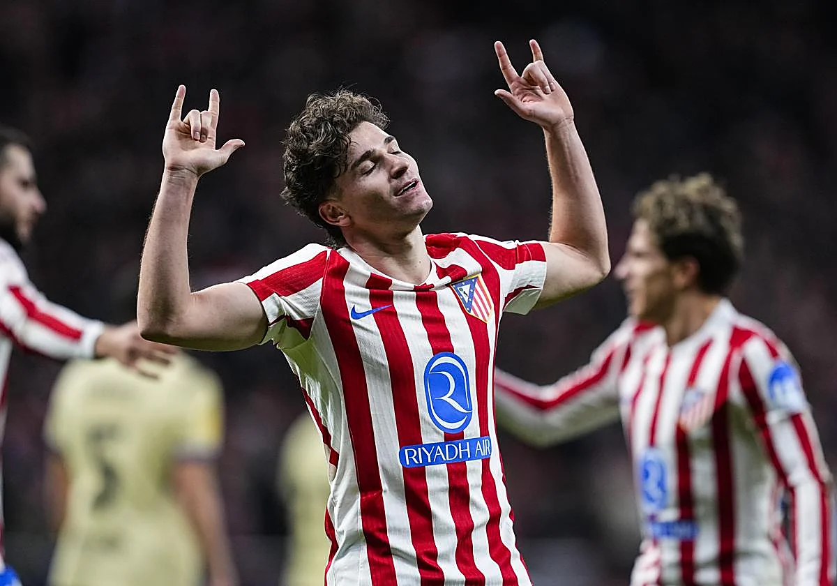 El Atlético de Madrid es un huracán ante el Barcelona