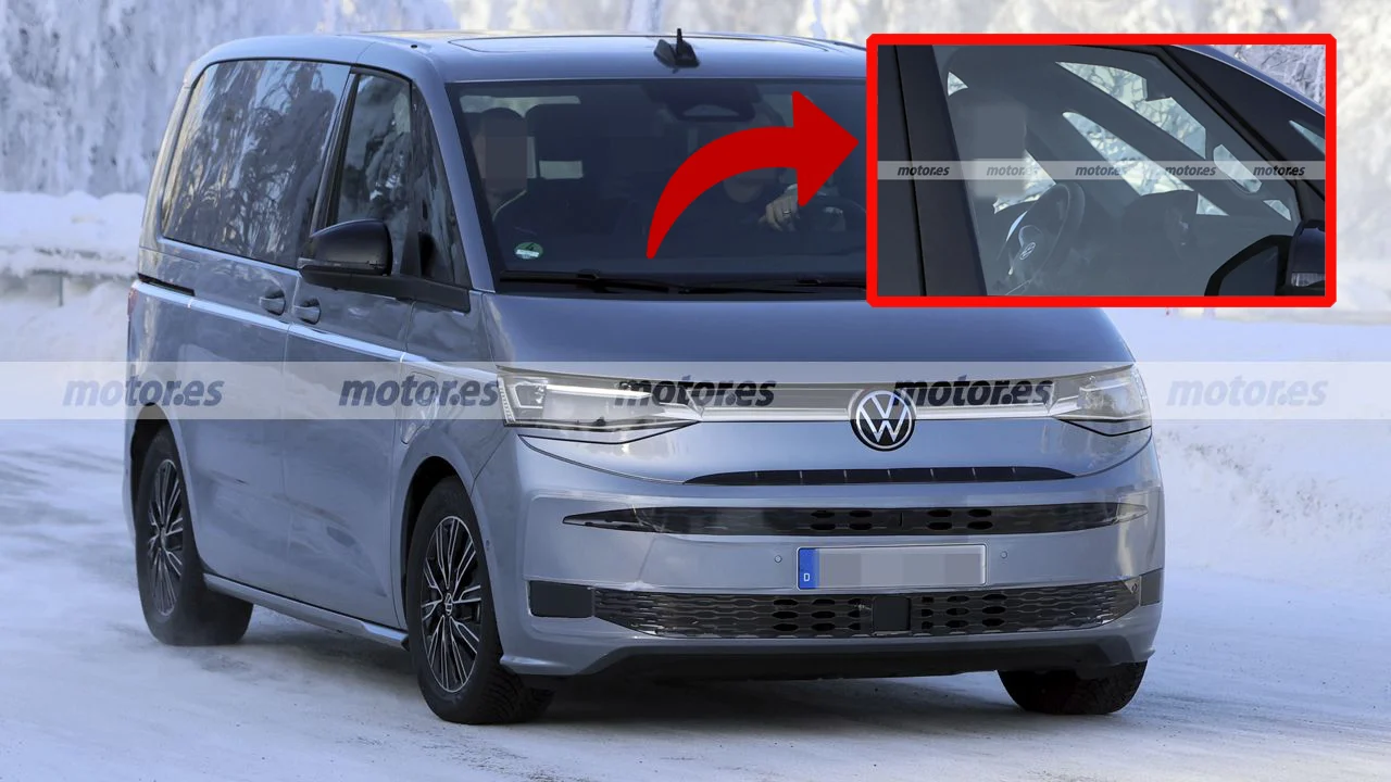 Fotos espía revelan el gran giro de la Volkswagen Multivan para 2027… y no es un solo un lavado de cara