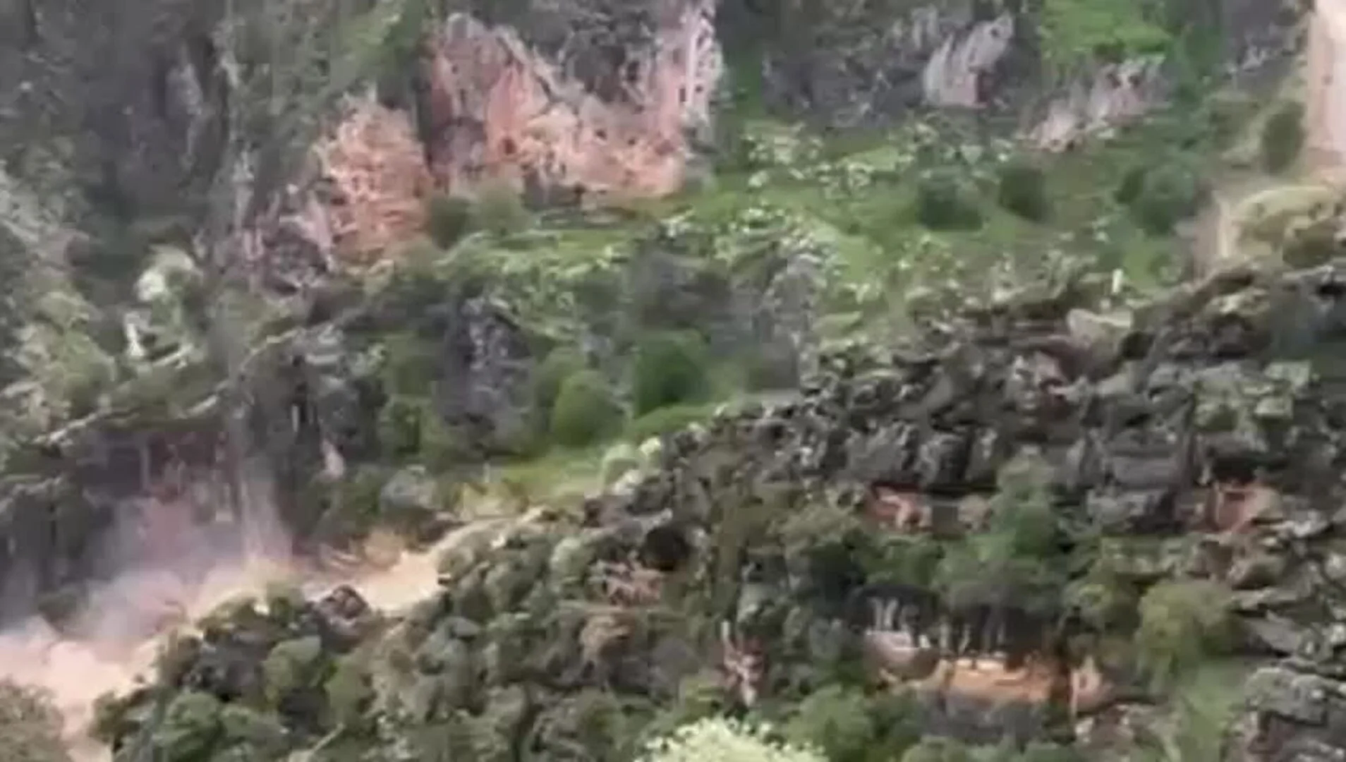 WATCH VIDEO: Montejaque dam overflows for first time in 100 years as reservoir hits limit