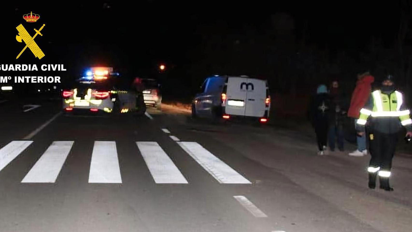 La Guardia Civil investiga a un conductor por homicidio imprudente grave: atropelló a una mujer de 67 años