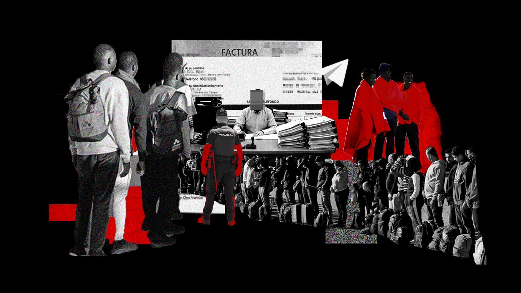 La Policía detecta en Telegram y en webs venta de tickets a migrantes para que se legalicen de forma fraudulenta