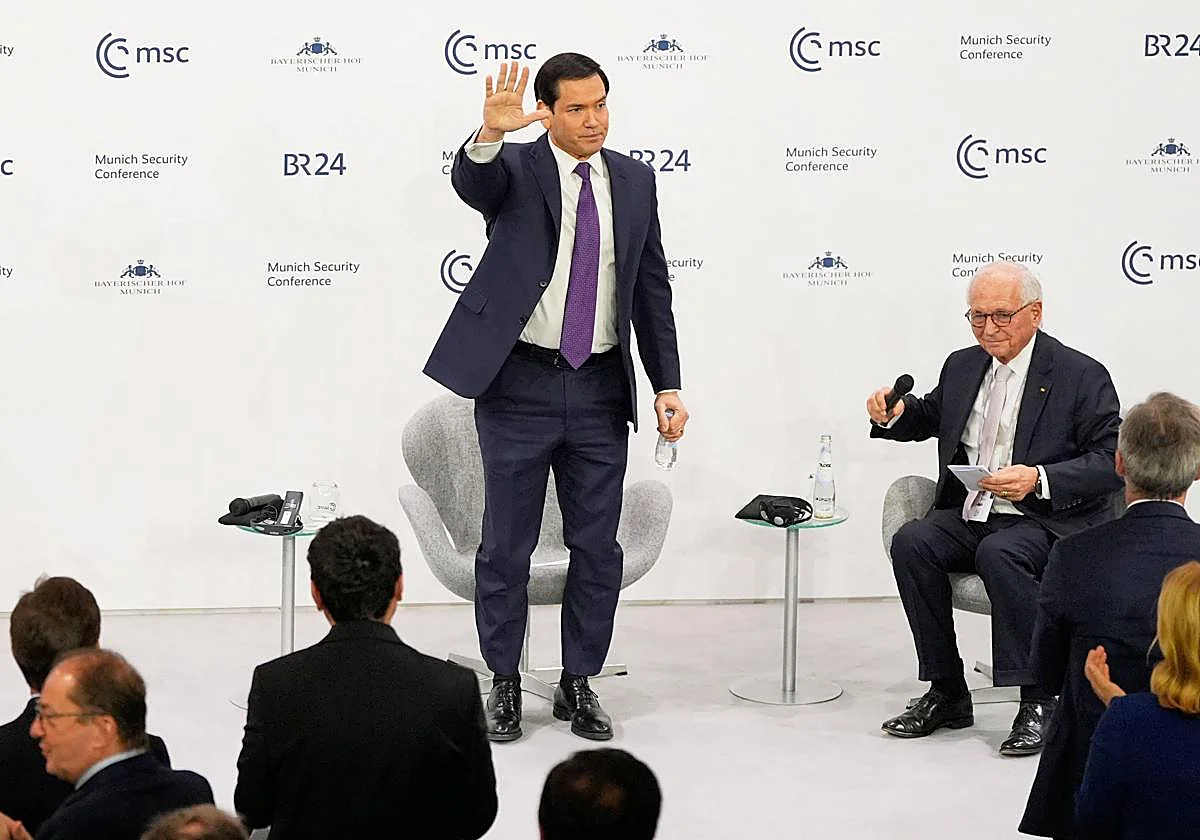 Un Marco Rubio conciliador llama a Europa a liderar la «restauración» del orden internacional junto a Estados Unidos