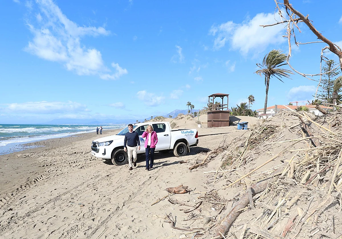 La recuperación de las playas de Marbella de los daños de los temporales costará 400.000 euros