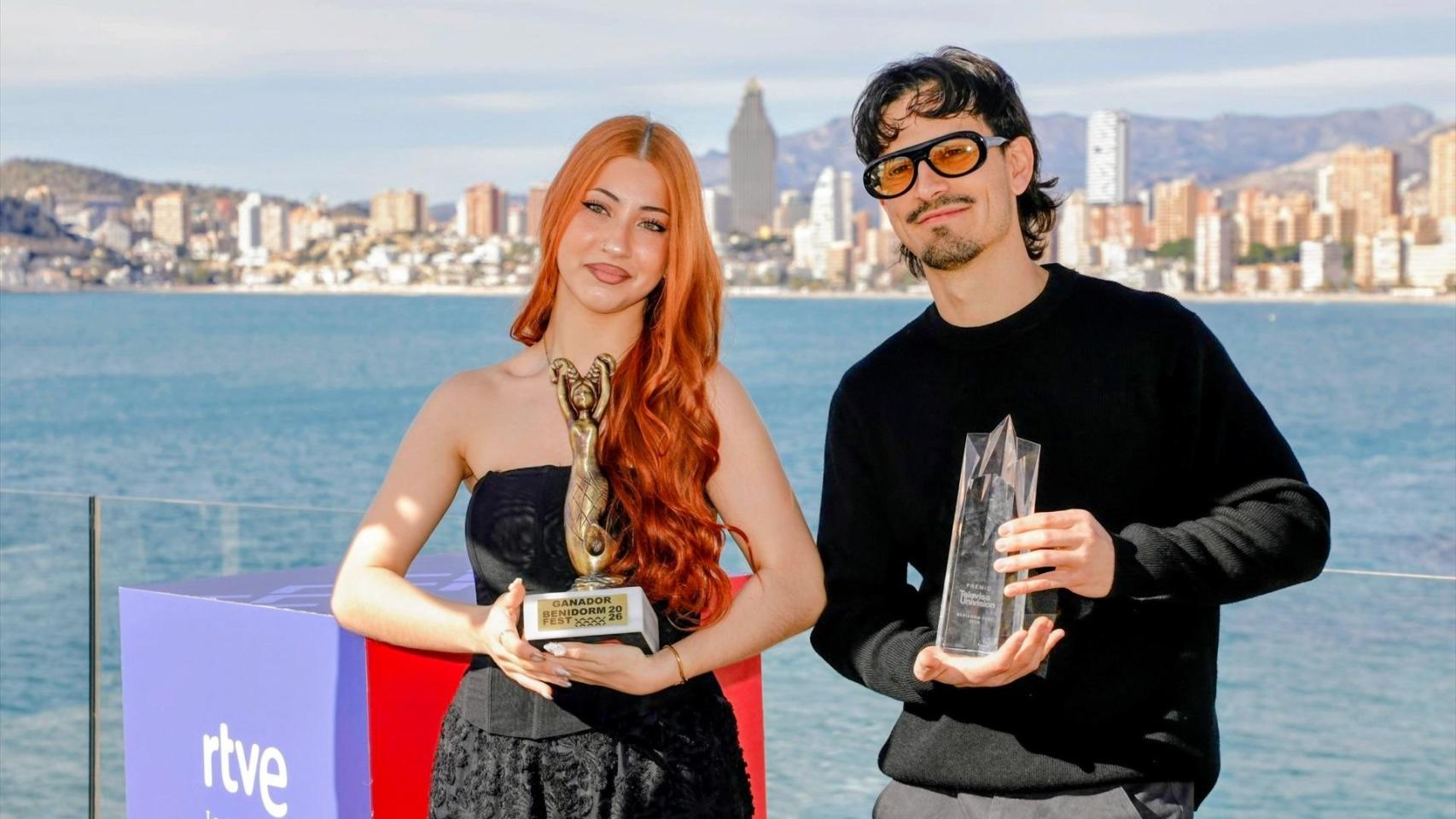 Tony Grox y LUCYCALYS, ganadores del Benidorm Fest 2026, claros sobre Eurovisión: "Apoyamos la decisión de RTVE"