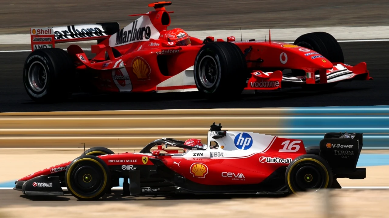 22 años, dos Ferrari y cuatro segundos: así destroza Schumacher al SF-26 de Leclerc en Baréin