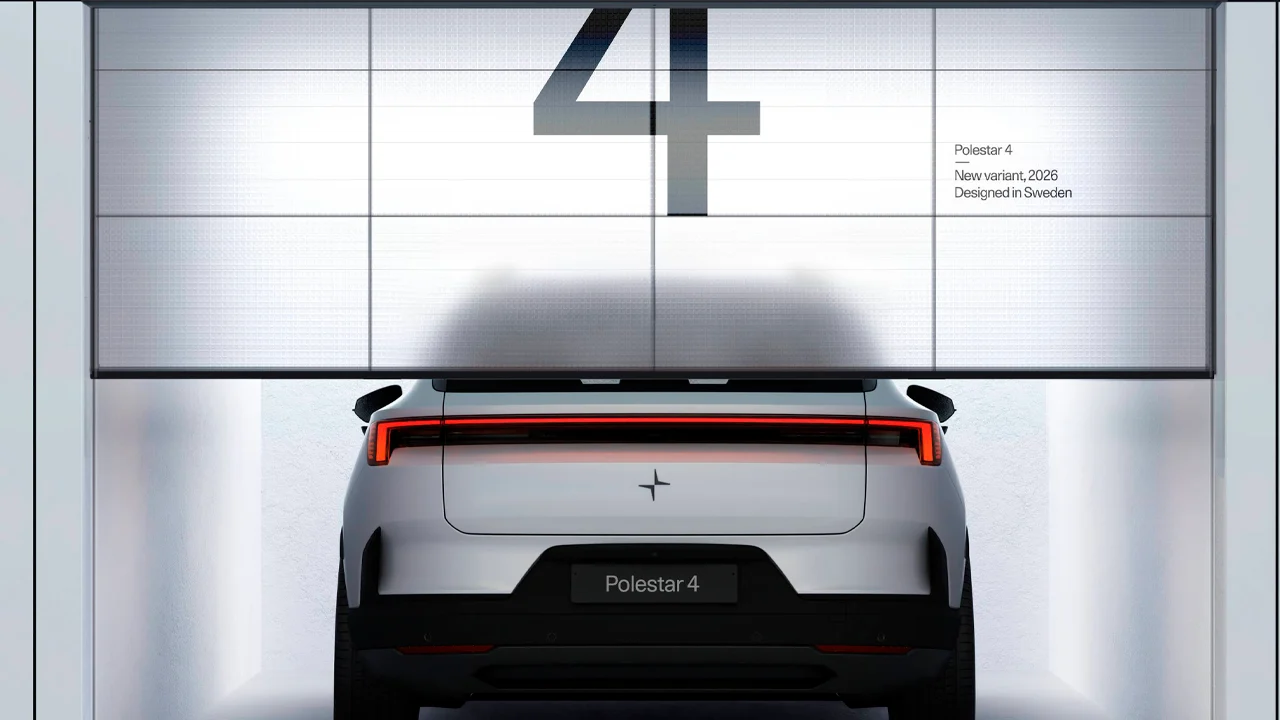 El Polestar 4 con cristal trasero, entre las novedades eléctricas de la marca sueca hasta 2028