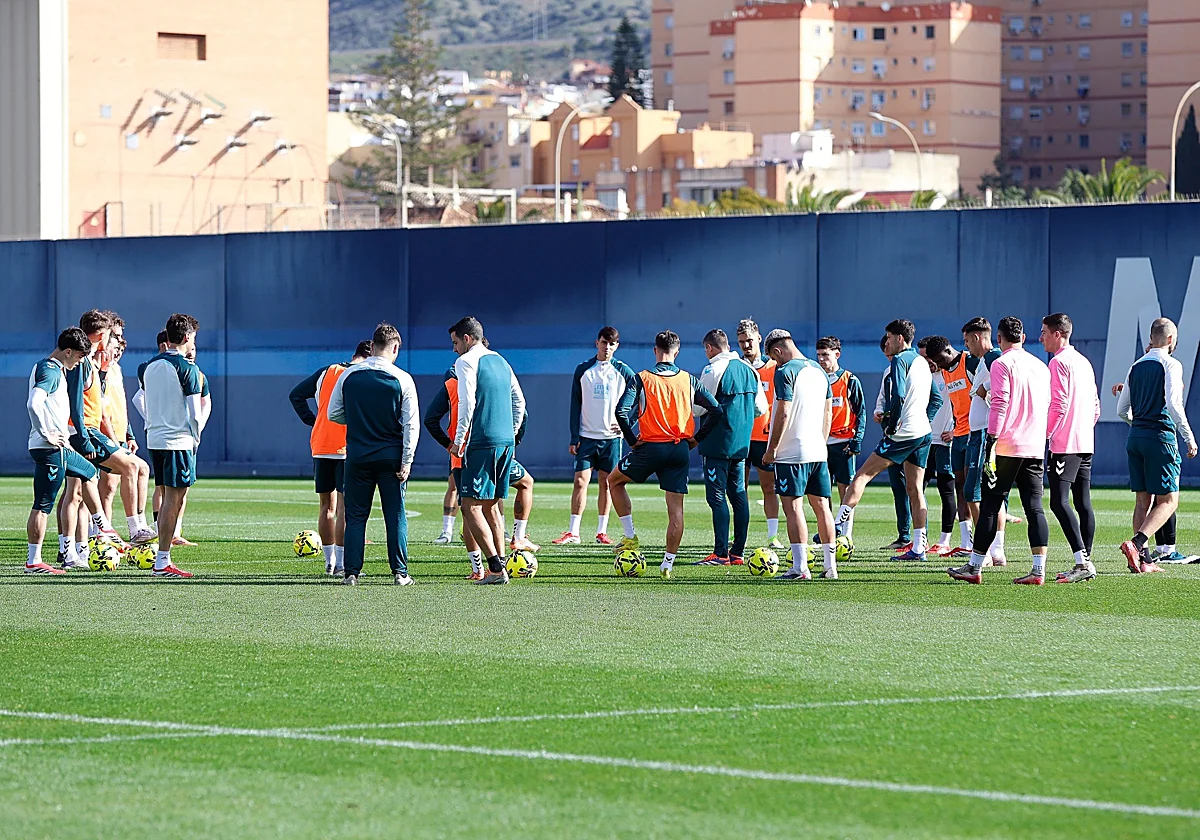 El Málaga, en la semana con menos lesionados del curso