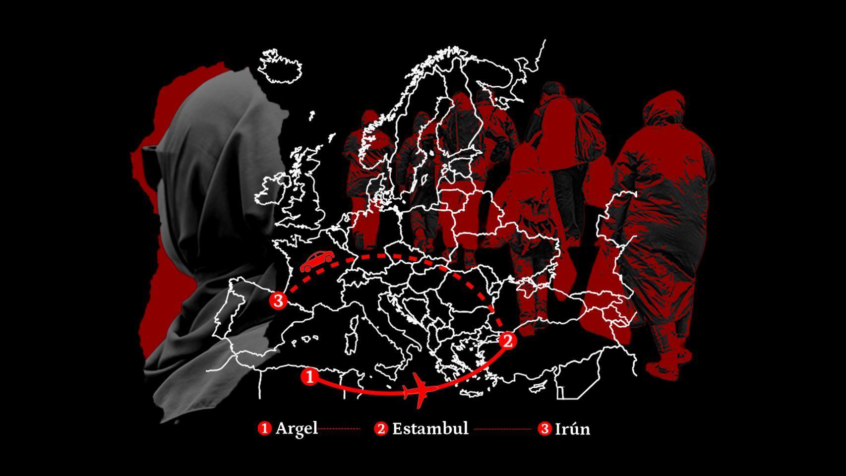 Mandos de Extranjería avisan a Interior del "efecto llamada" y la "ruta turca": de Argel a Estambul en avión y "a España, en coche"