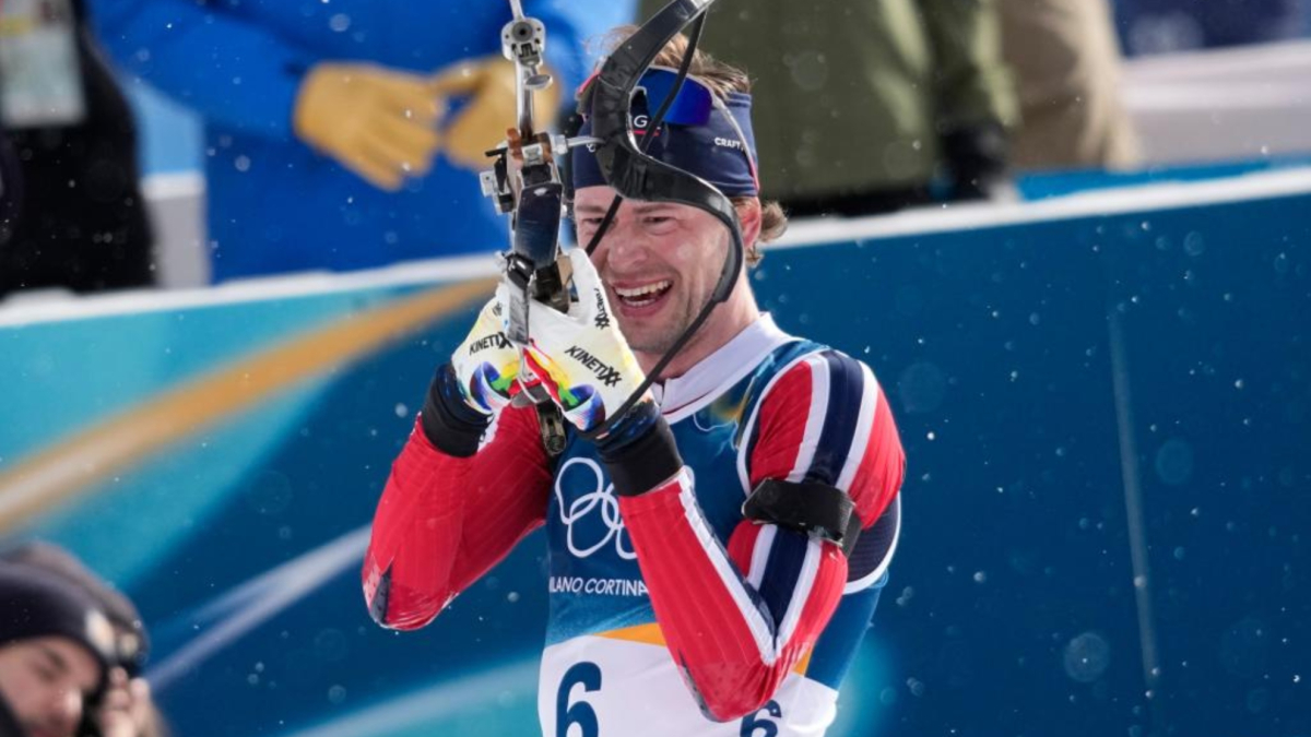 Sturla Holm Laegreid, el biatleta infiel, iguala un récord de 1924