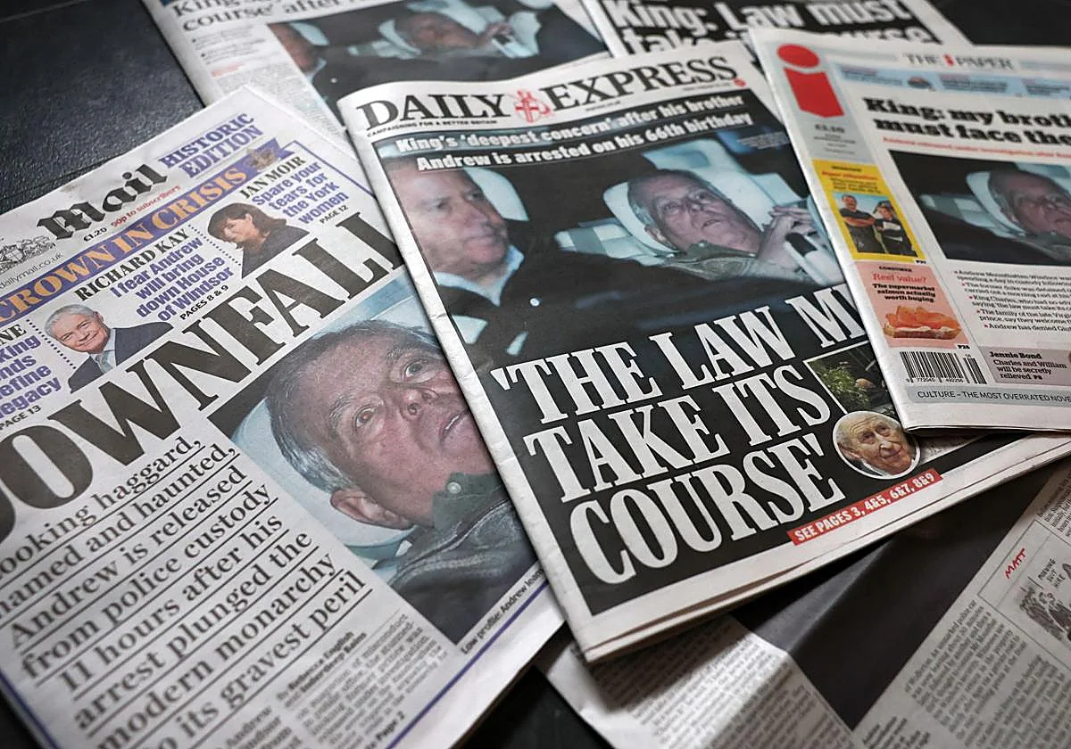 El Gobierno británico se plantea retirar al expríncipe Andrés de la línea de sucesión