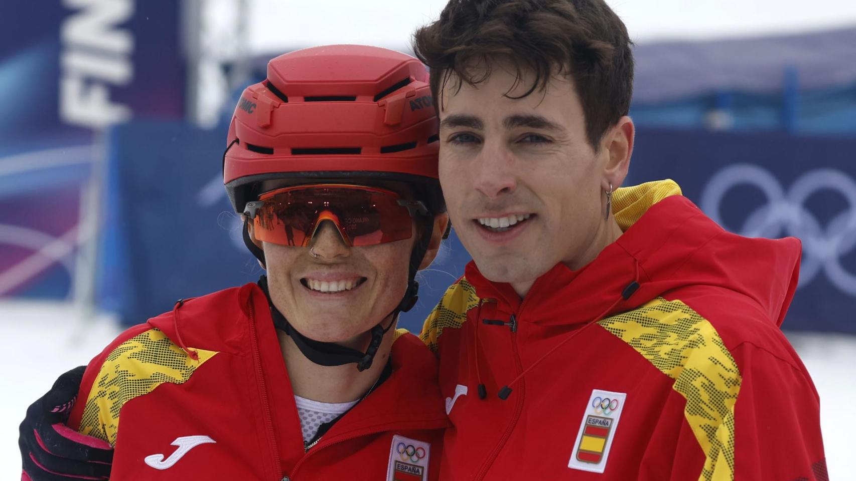 Oriol Cardona y Ana Alonso se llevan el bronce del relevo mixto y sellan la mejor actuación de España en los JJOO de Invierno