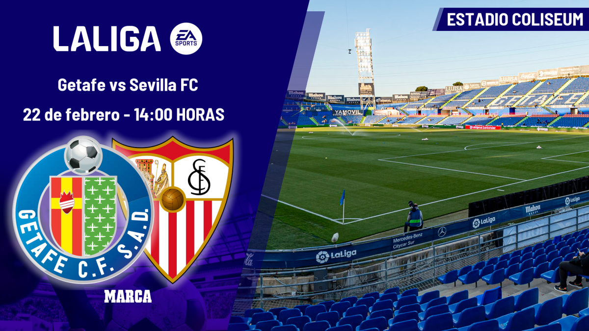 Getafe - Sevilla: horario, dónde ver en TV y canal del partido de LaLiga EA Sports