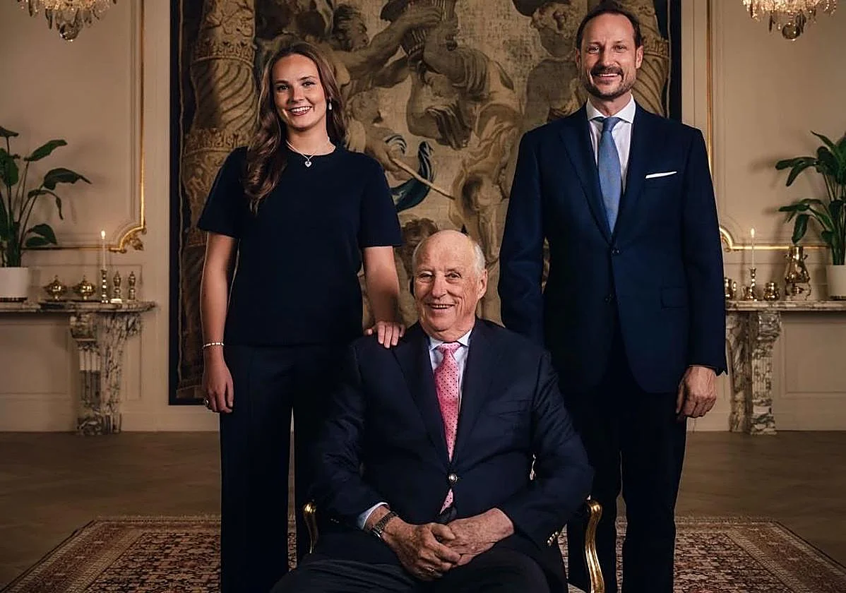 El rey Harald saca a Mette-Marit de la foto por su 89 cumpleaños