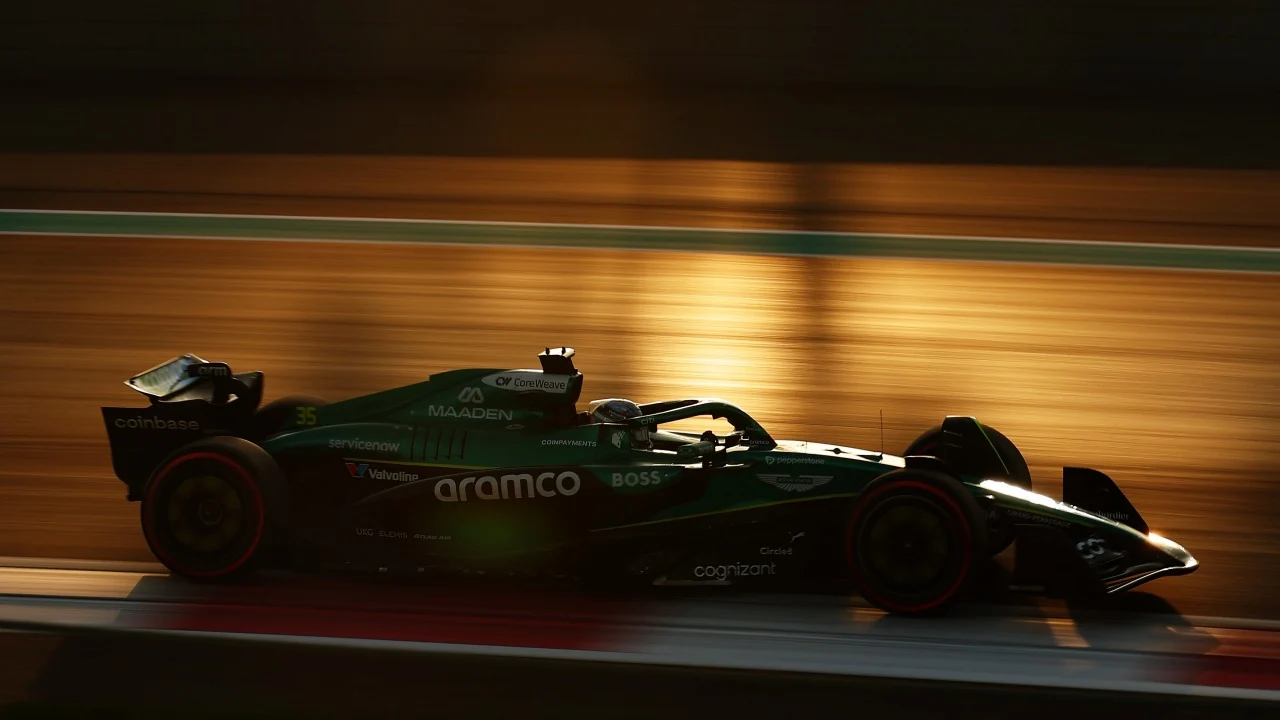 Aston Martin termina la temporada liderando el test de Abu Dhabi con los neumáticos de 2026 como protagonistas