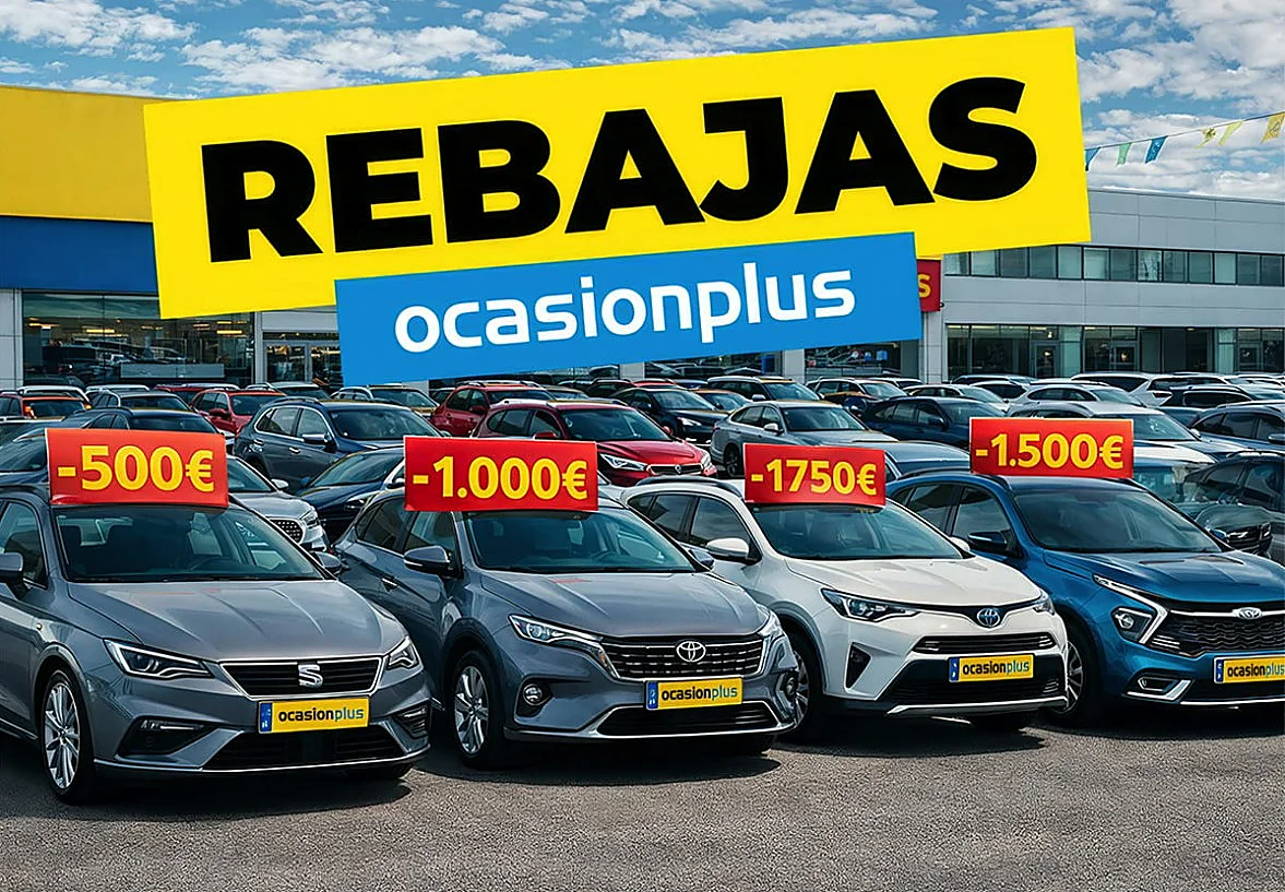 Rebajas en OcasionPlus: aprovecha hasta un 30% de descuento en algunos de los coches preferidos por los clientes