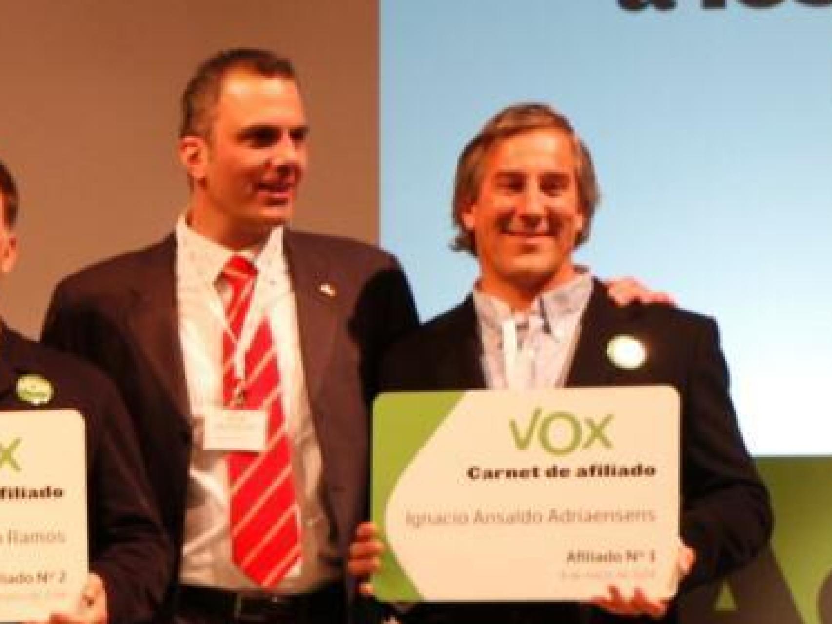 Ansaldo, boina verde y afiliado nº1, expulsado por apoyar a Ortega Smith, puso su empresa como sede al crear Vox