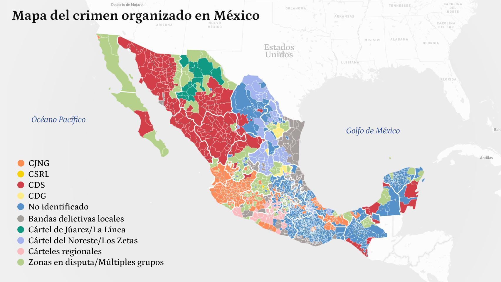 La muerte de 'El Mencho' lleva a México de la 'narcovenganza' a la guerra de los capos de la droga por el control territorial