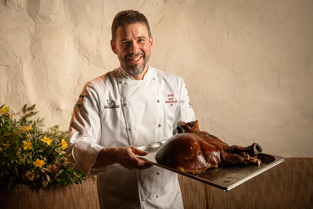 Casquería de cerdo ibérico, en el plato