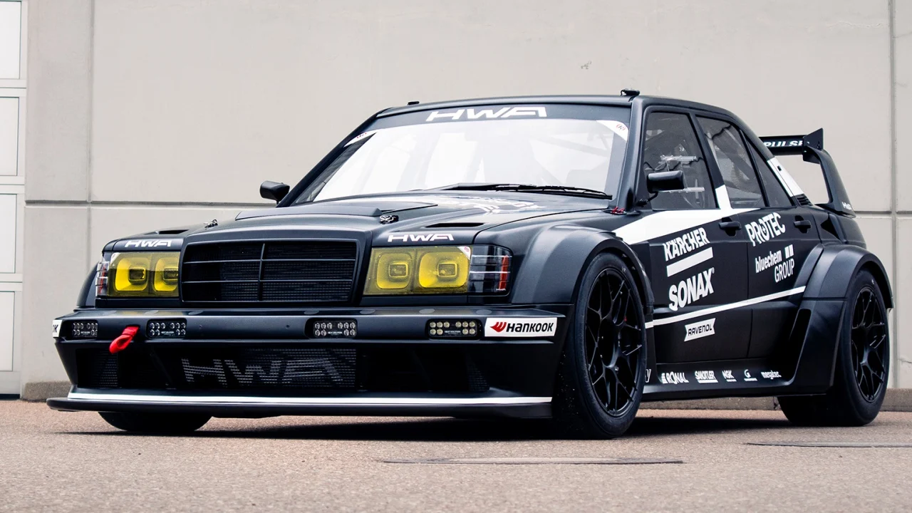 El Mercedes 190E Evo de HWA se desatará en un escenario perfecto: las 24 Horas de Nürburgring, ahora como HWA EVO.R