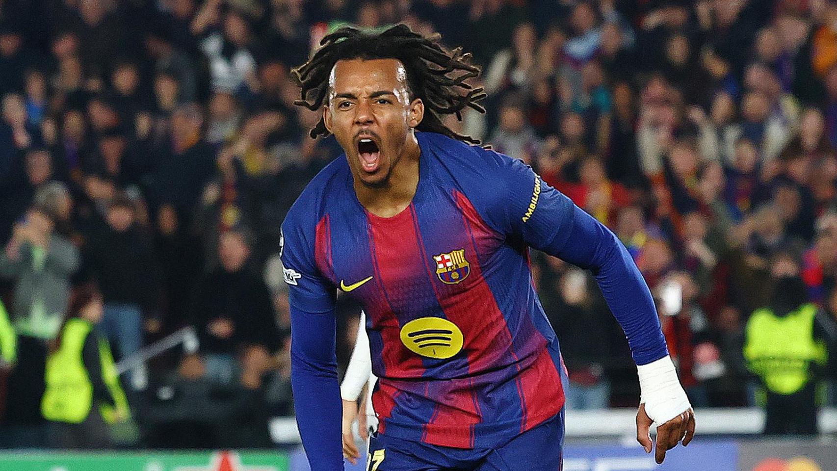 Koundé lidera la remontada del Barça con un doblete ante el Eintracht y acerca a los de Flick al top 8 de la Champions