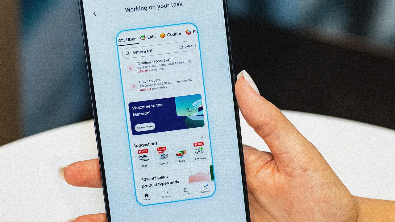 Llegó el día: Gemini ya puede pedir un Uber y ordenar comida por ti desde el celular