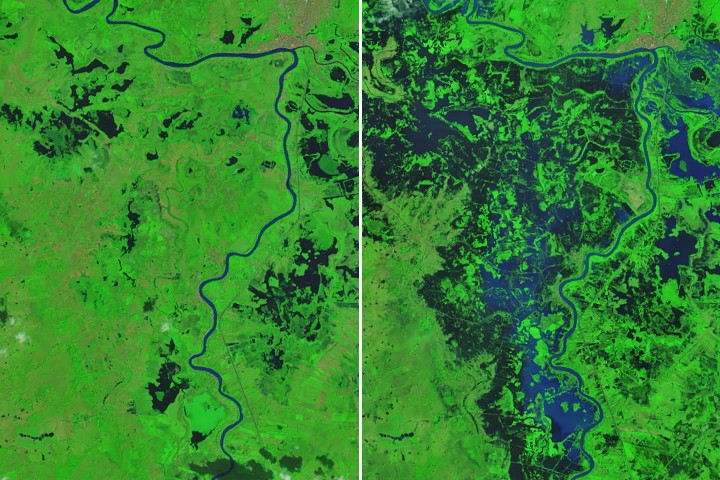 Dry-Season Floods Drench Northern Colombia