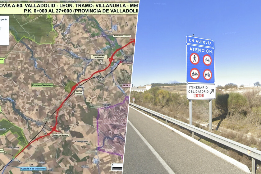 Valladolid y León llevan más de 25 años anhelando una autopista que las conecte. Se gastarán 75 millones para construir 10 kilómetros