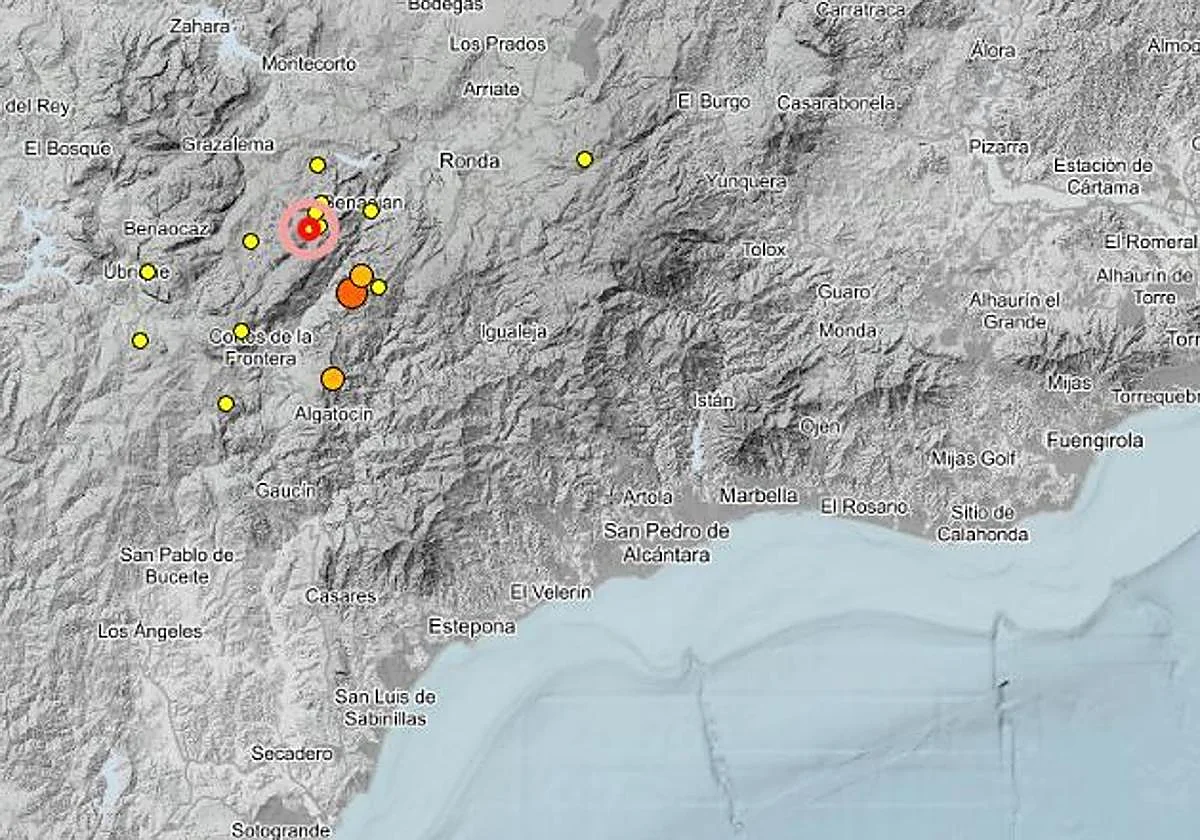 Registrados dos nuevos terremotos en Málaga este jueves