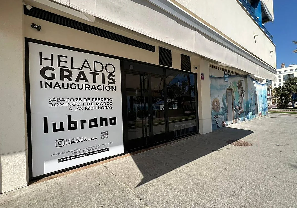 Lubrano se estrena en Málaga repartiendo helados gratis