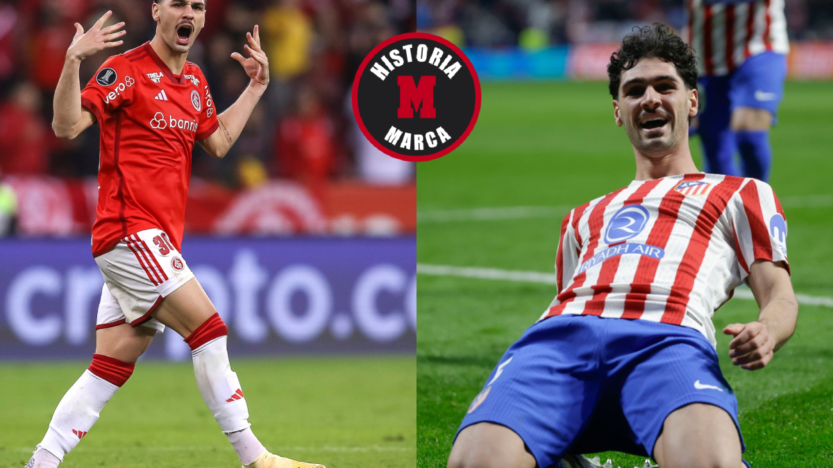 Un 9 de cuna detrás del primer gol de Johnny Cardoso en el Atlético