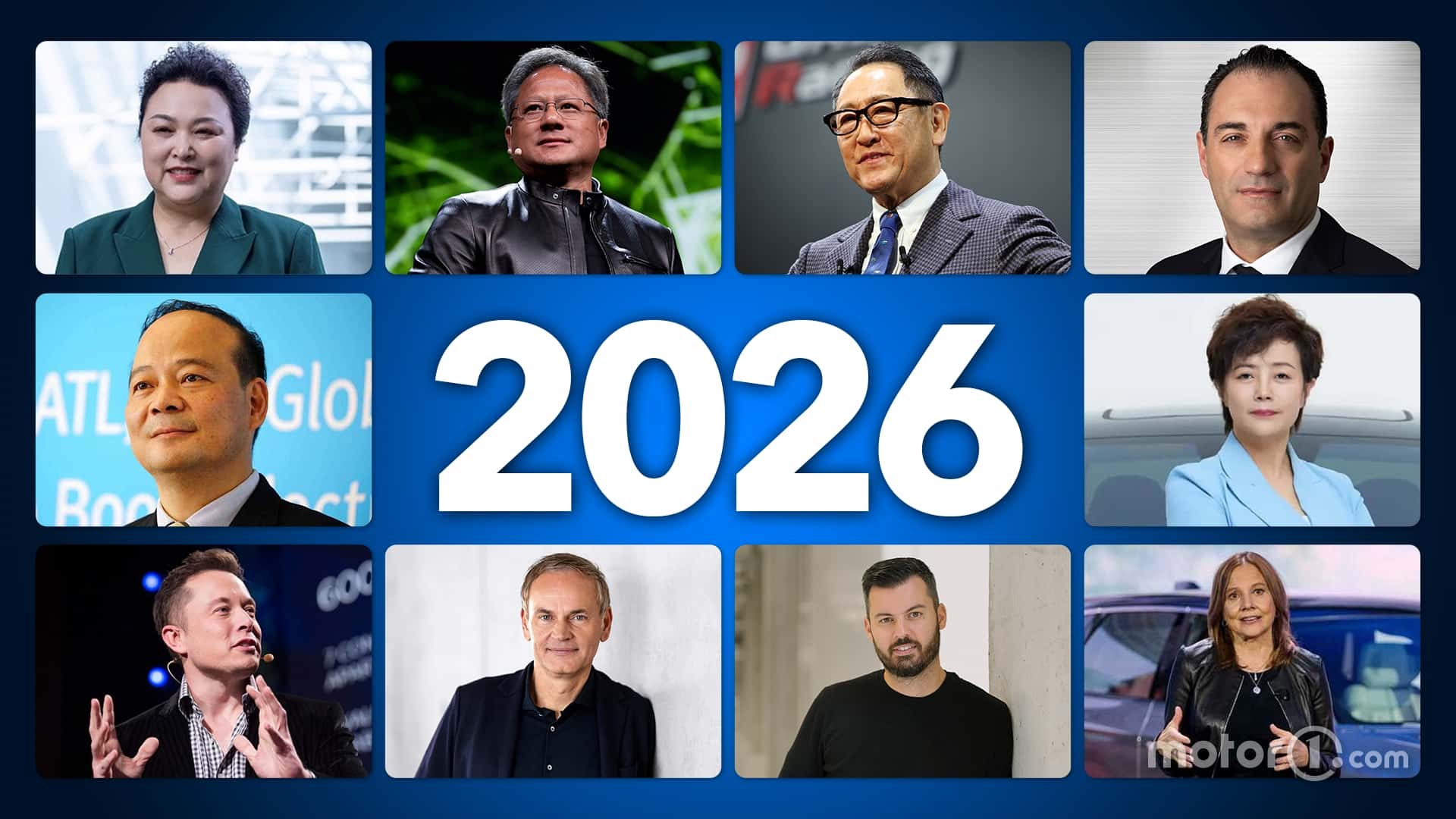 Quiénes son las 10 personas más influyentes del mundo del automóvil en 2026