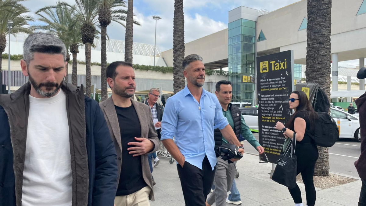 Demichelis ya está en Mallorca: “estoy muy ilusionado de volver a España”