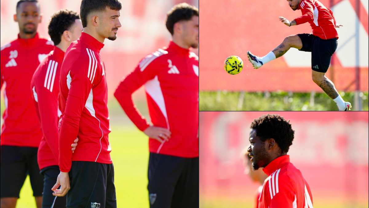 Almeyda da los últimos retoques a su plan para el derbi en La Cartuja