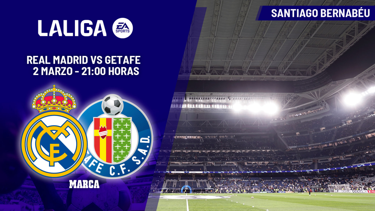 Alineaciones probables del Real Madrid - Getafe