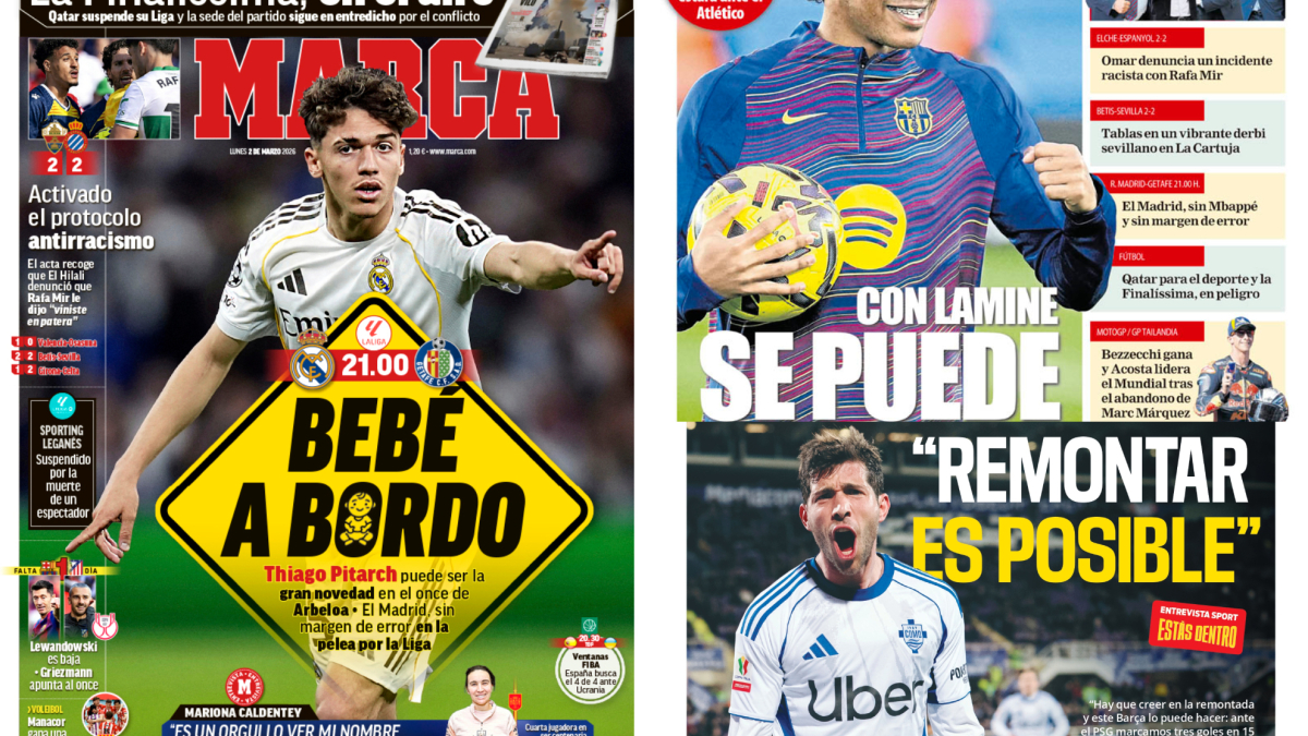 Bebé a bordo en el Bernabéu, creen en el Camp Nou...