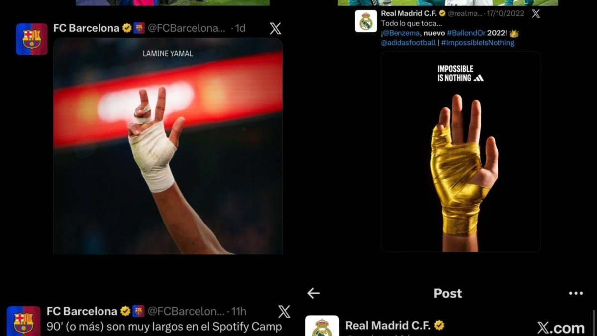 El Barcelona se ‘acuerda’ del Real Madrid en su cuenta de Twitter
