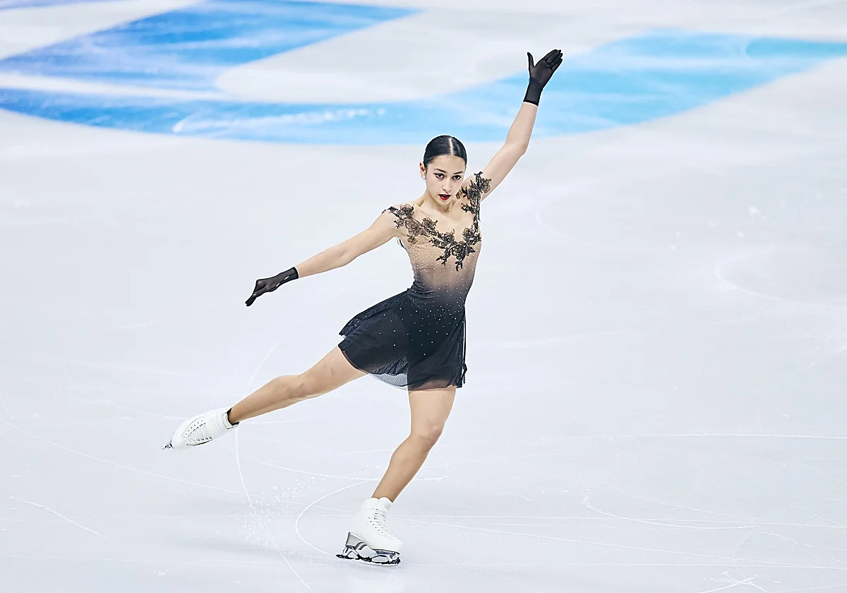 Ariadna Gupta, la representante de España que debuta en el Mundial de Patinaje Artístico con la canción 'Malagueña'