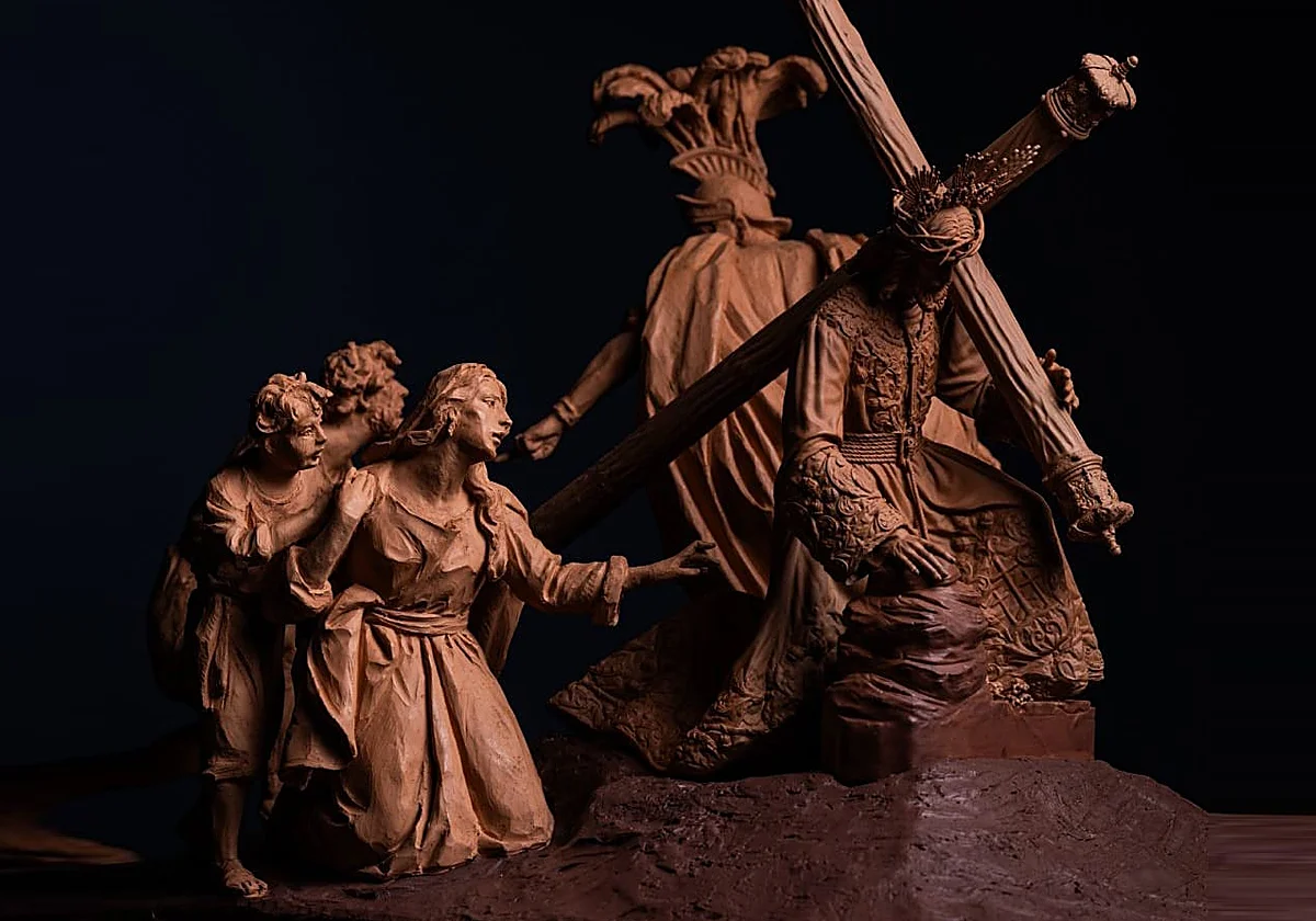 Así será el futuro grupo escultórico del Señor de los Pasos aprobado por la Cofradía del Rocío