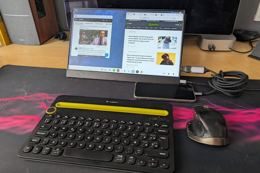 He usado mi móvil Android como un PC gracias al modo escritorio. Es una opción fantástica