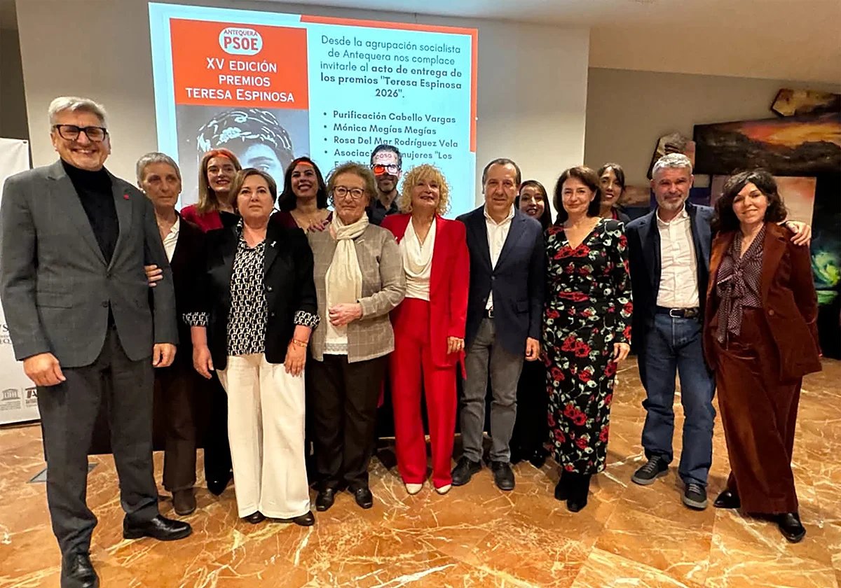 Premios de la Mujer 'Teresa Espinosa' de Antequera a Amama y personajes locales